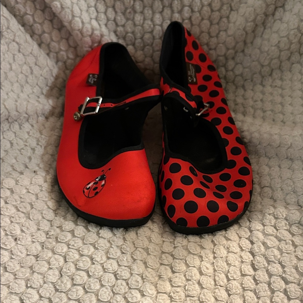 Charming Red Polka Dot Flats
